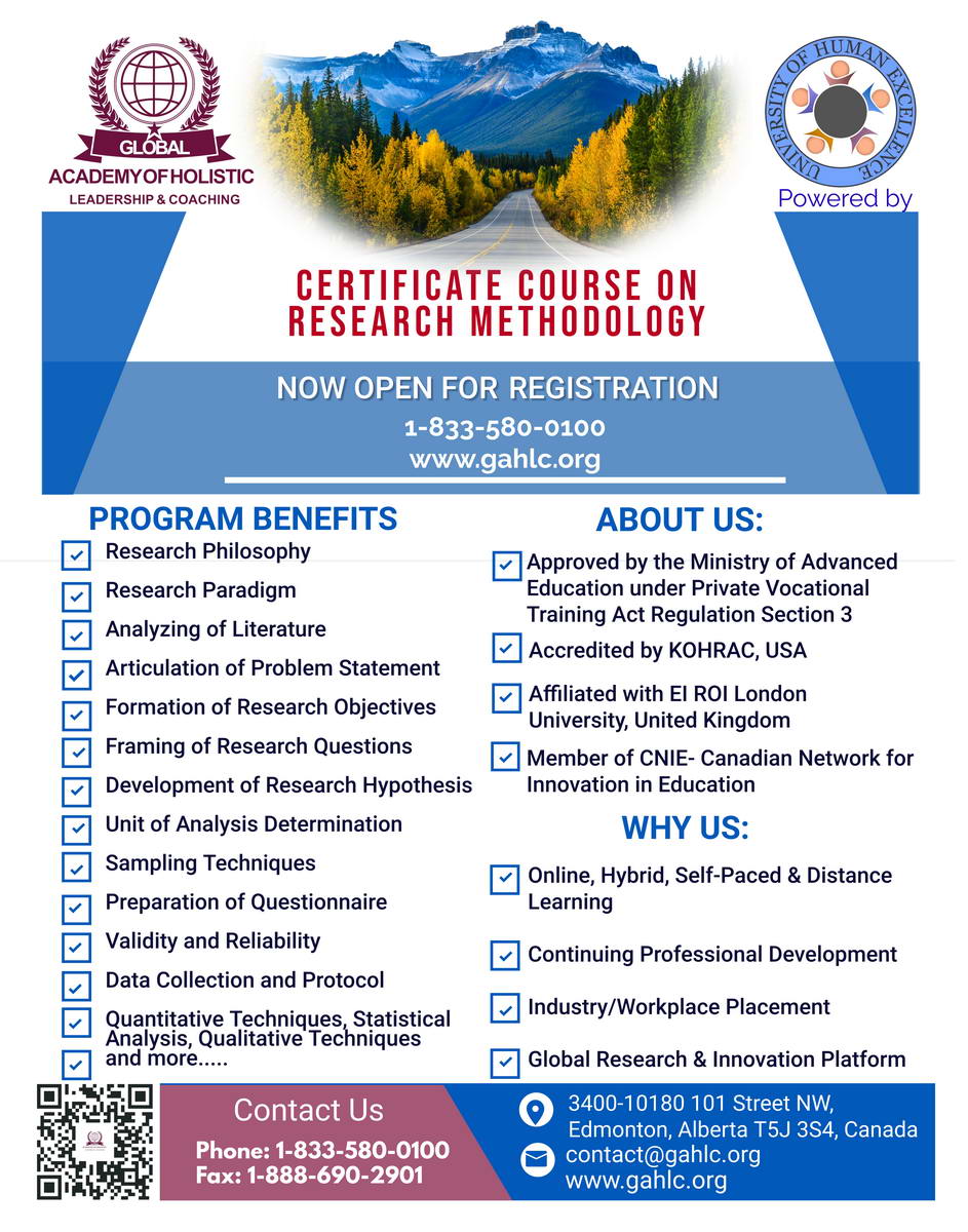 Certificate Course on Research Methodology