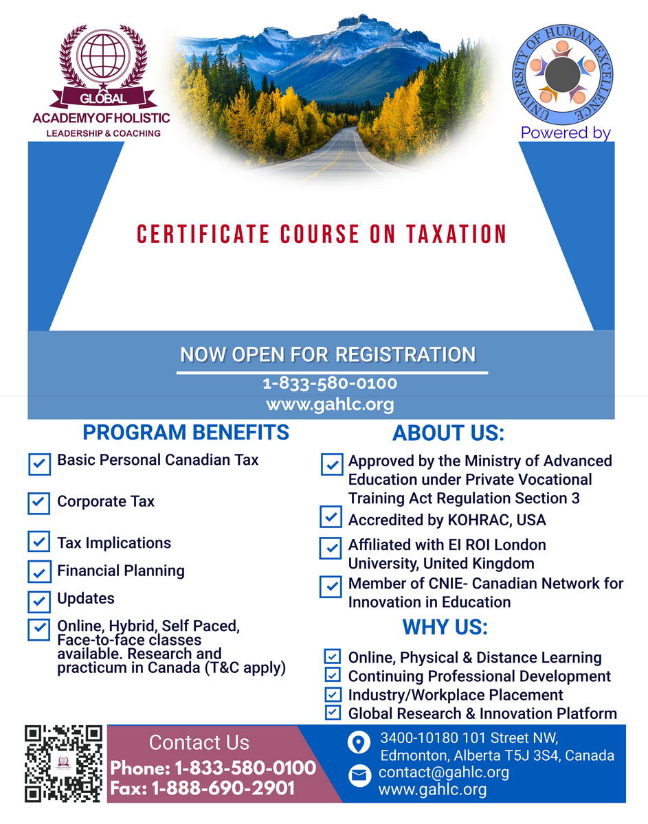 Certificate Course on Taxation for Personal Matters